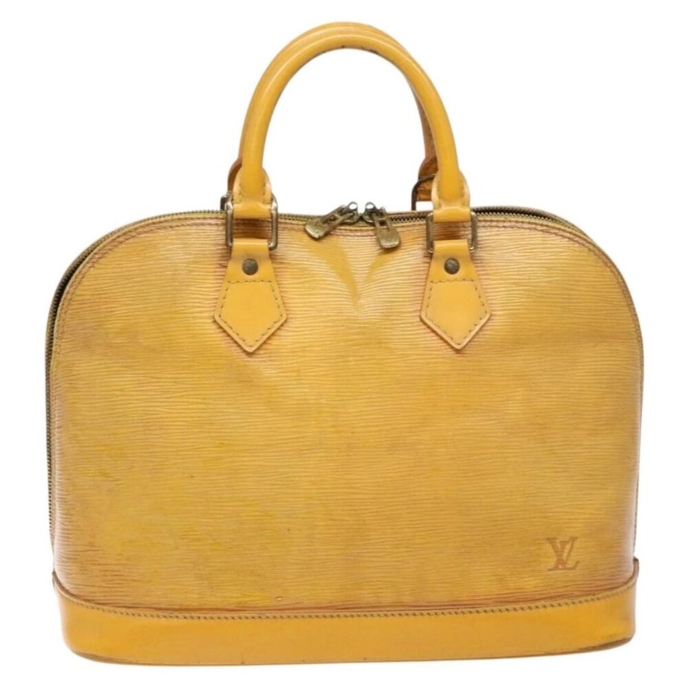 LOUIS VUITTON Epi Alma Hand Bag Yellow M52149 LV Auth BA5218 - Picture 2 of 16